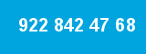 922 842 47 68 922 842 47 68